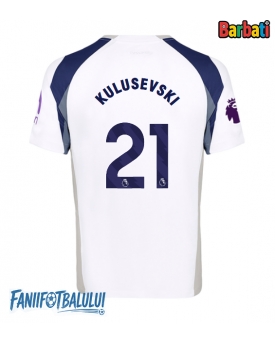 Tottenham Hotspur Dejan Kulusevski #21 Tricou Fotbal Replică 2025-26 Barbati Acasa